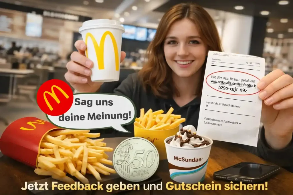 McDonalds Feedback 2026 – Gratis Kaffee & Cola sichern 13 Mcdonalds Feedback reviews