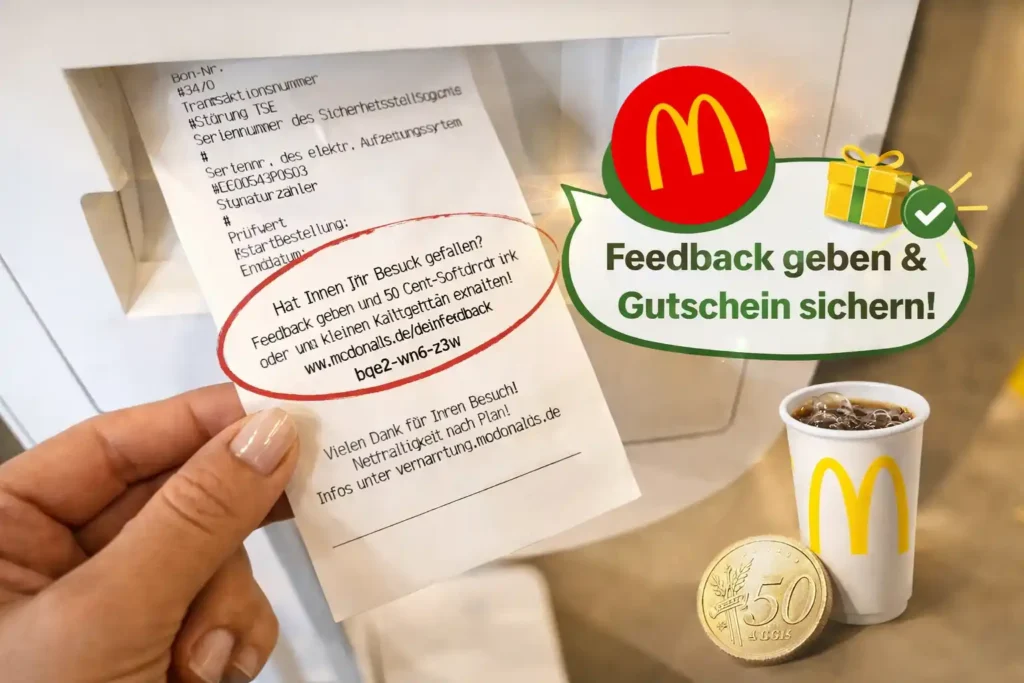 McDonalds Feedback 2026 – Gratis Kaffee & Cola sichern 9 Mcdonalds Feedback reviews